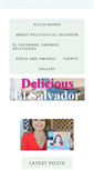 Mobile Screenshot of deliciouselsalvador.com